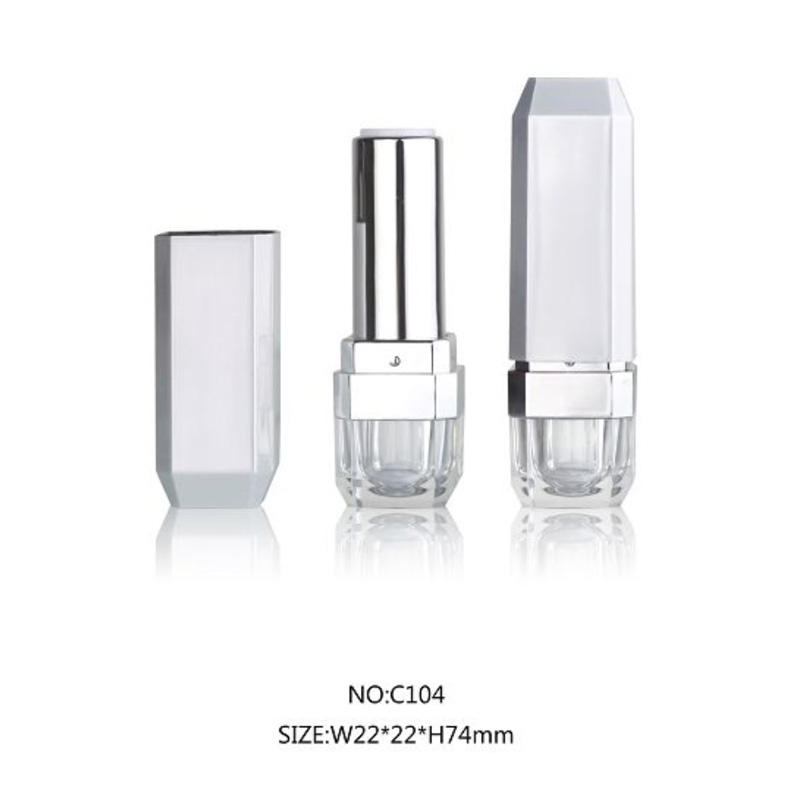 Buy Plastic Lipstick Tube Customizable Luxury Lipstick Tubes Square Lip Balm Packin