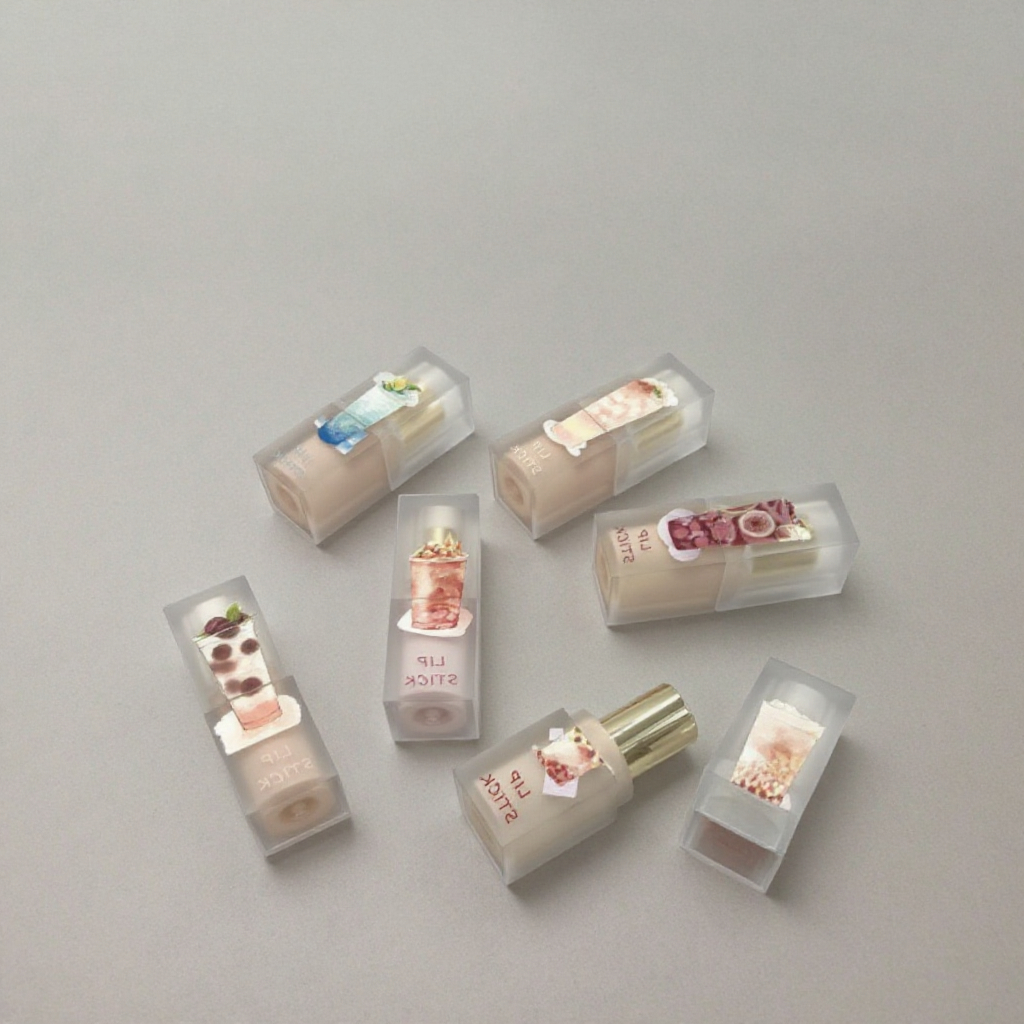 Buy Custom Logo Lip Gloss Lipstick Tubes A Variety Of Patterns Are Popular