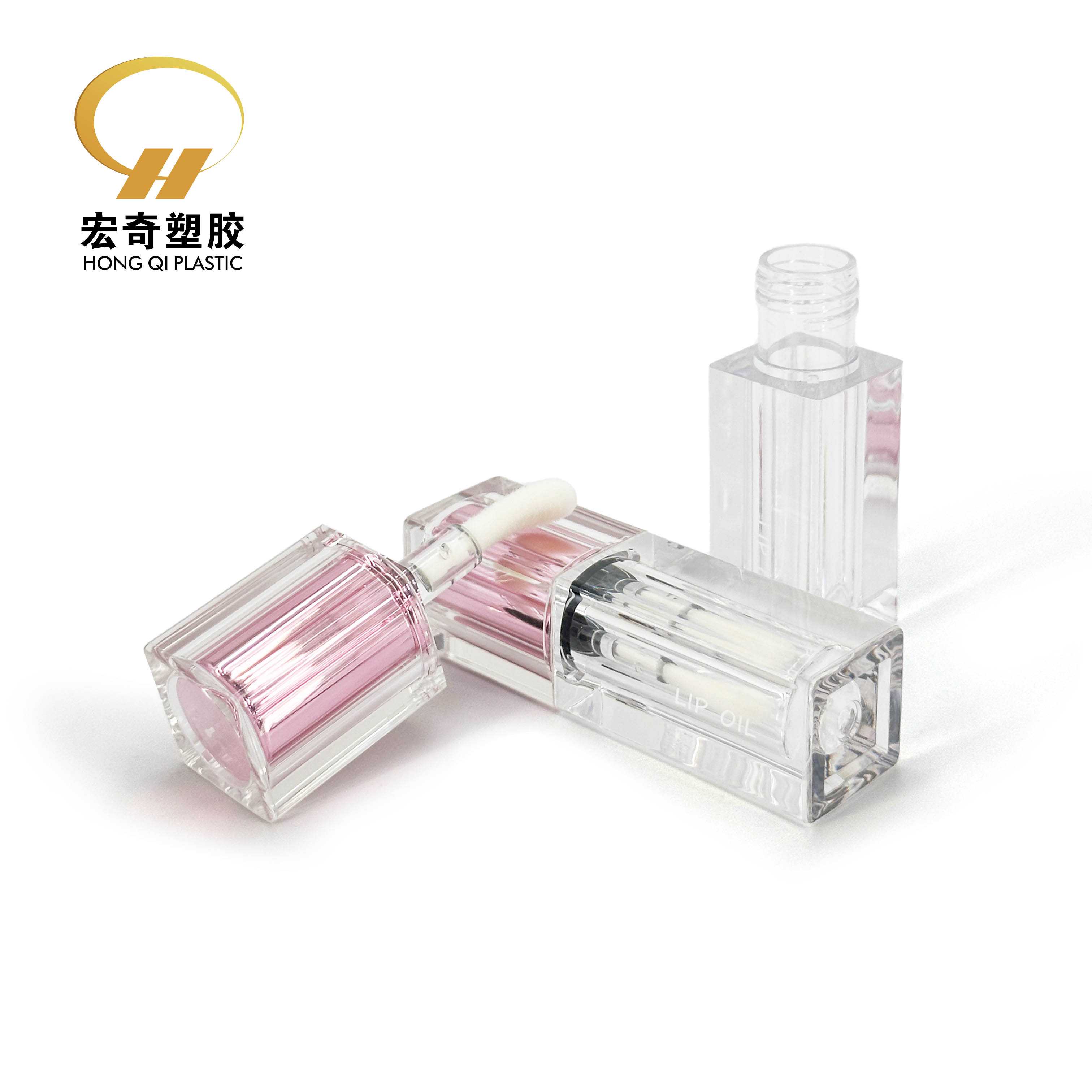 Buy Custom Logo Unique 5 Ml Square Diy Lip Gloss Packaging Liquid Rubber